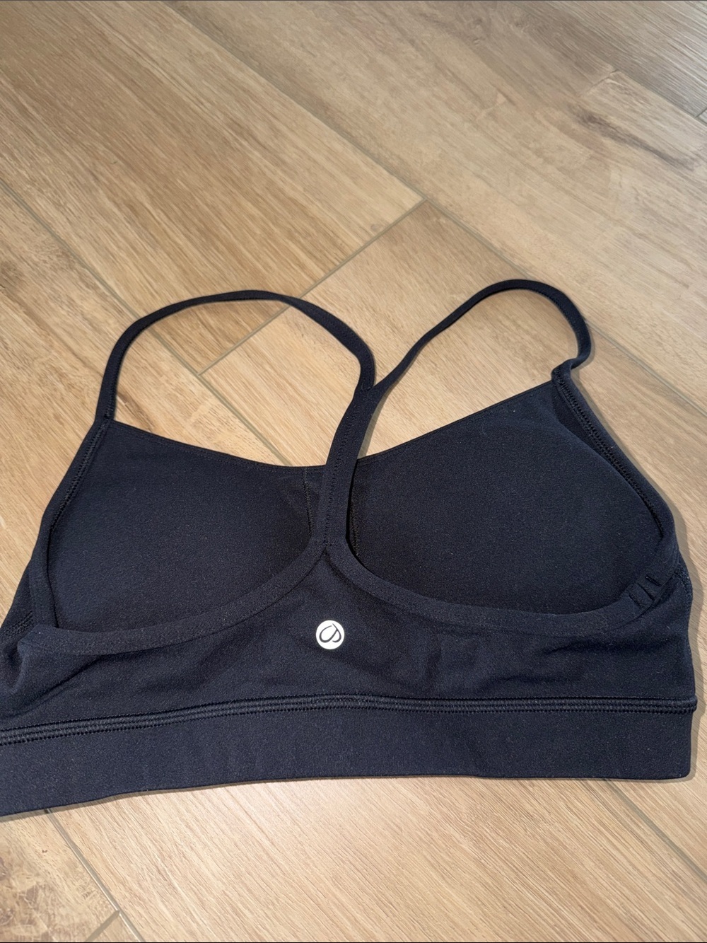 Black Strappy Sports Bra - Women Intimates & Sleepwear size small - Picture 3 of 3